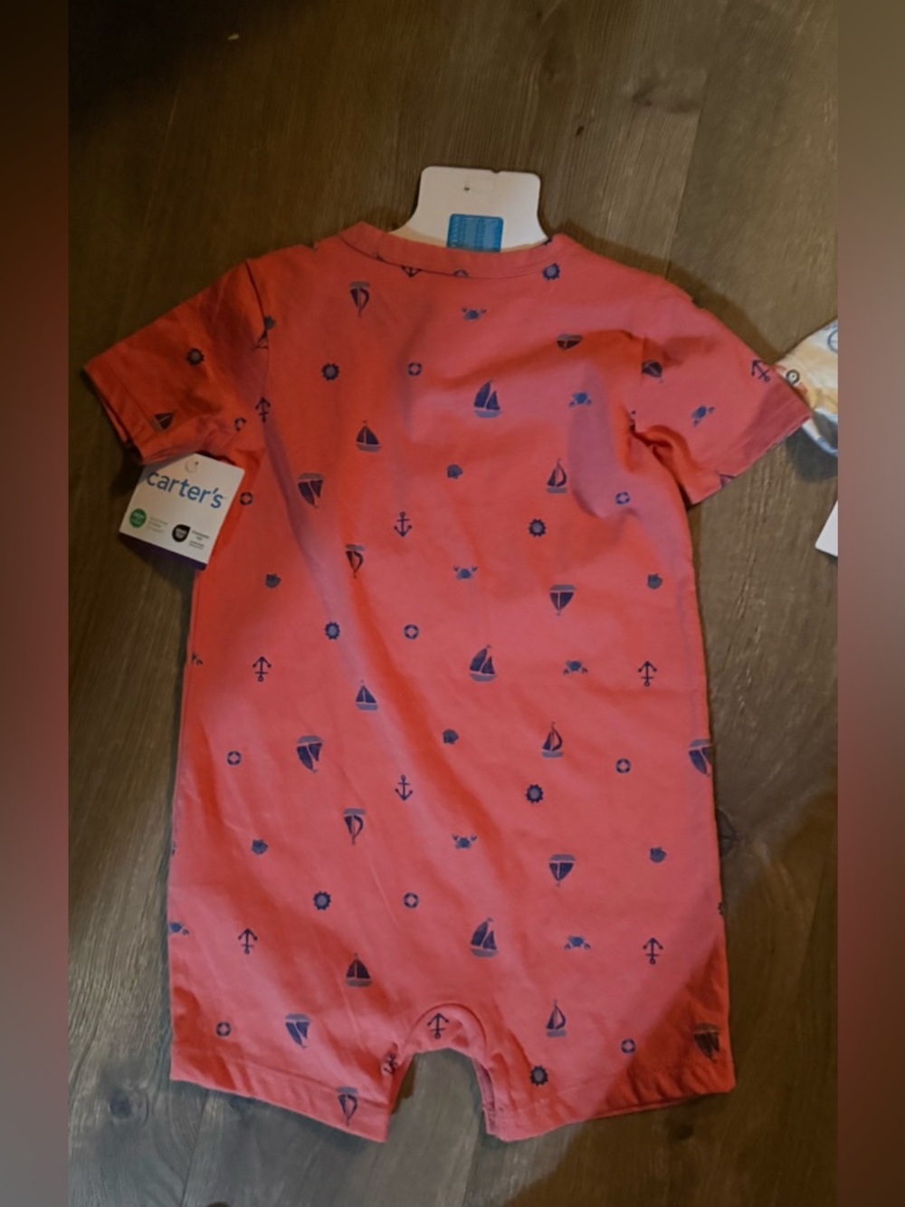 Boys. Carter's. Short Sleeve Rompers. 3 of them. - Picture 7 of 7